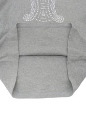 Macadam Studs Long Sleeve Top #XL Gray