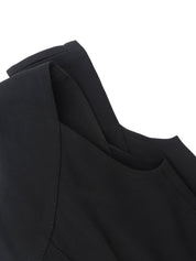 Front Hook Design Sleeveless Top Black #38