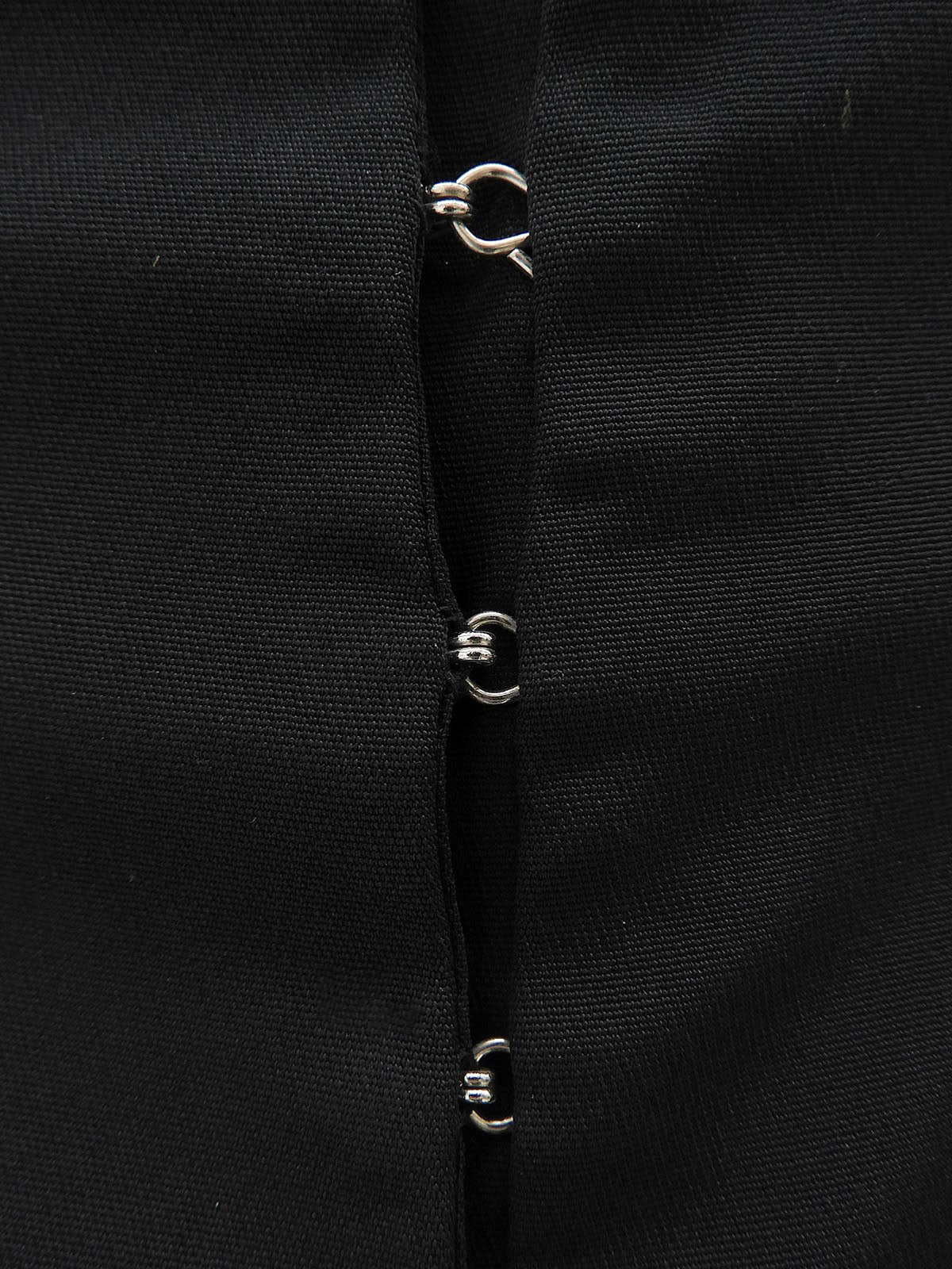 Front Hook Design Sleeveless Top Black #38