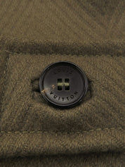 Logo Button Duffle Coat #52 Khaki