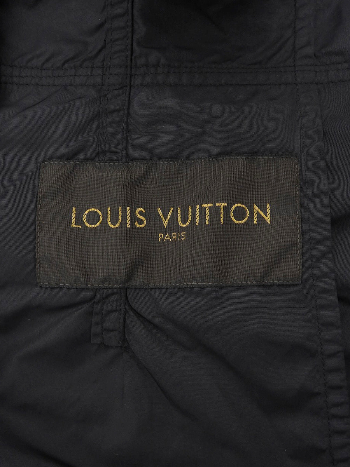 ナイロンロゴボタンフィールドジャケット #44 ブラック