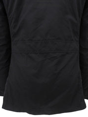 ナイロンロゴボタンフィールドジャケット #44 ブラック