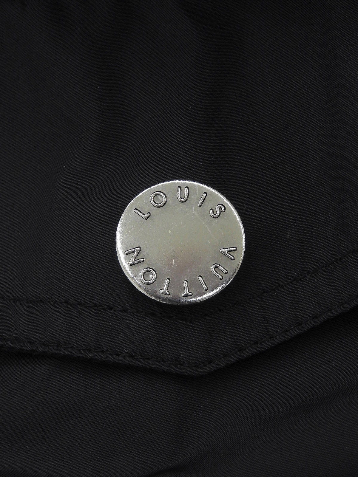 ナイロンロゴボタンフィールドジャケット #44 ブラック