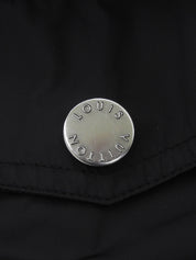 ナイロンロゴボタンフィールドジャケット #44 ブラック