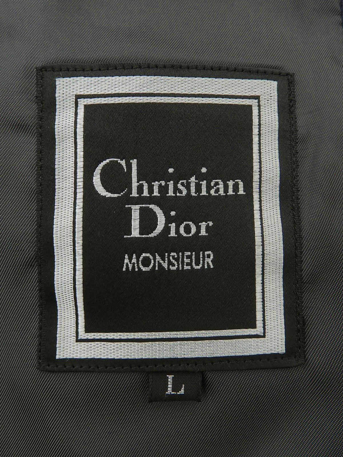Logo Emblem Embroidered Jacket #L Navy