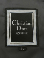 Logo Emblem Embroidered Jacket #L Navy