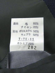 Logo Emblem Embroidered Jacket #L Navy