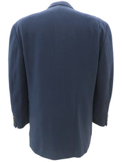 Logo Emblem Embroidered Jacket #L Navy