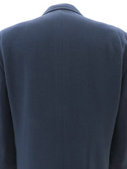 Logo Emblem Embroidered Jacket #L Navy