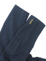 Logo Emblem Embroidered Jacket #L Navy