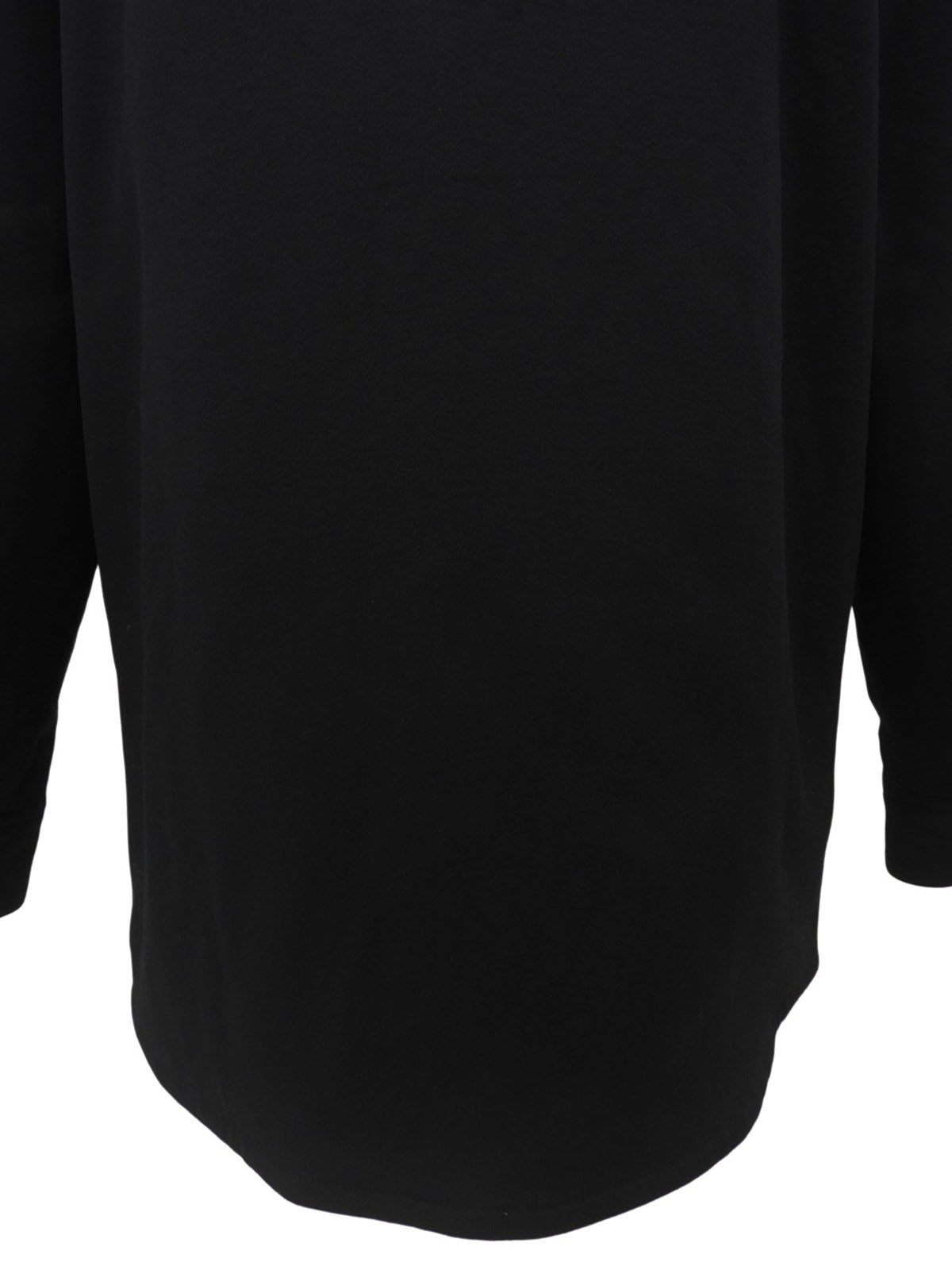 ウールロゴボタンジャケット #XL ブラック