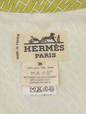 Silk Rabbit Multi-Motif Vest #36 Green