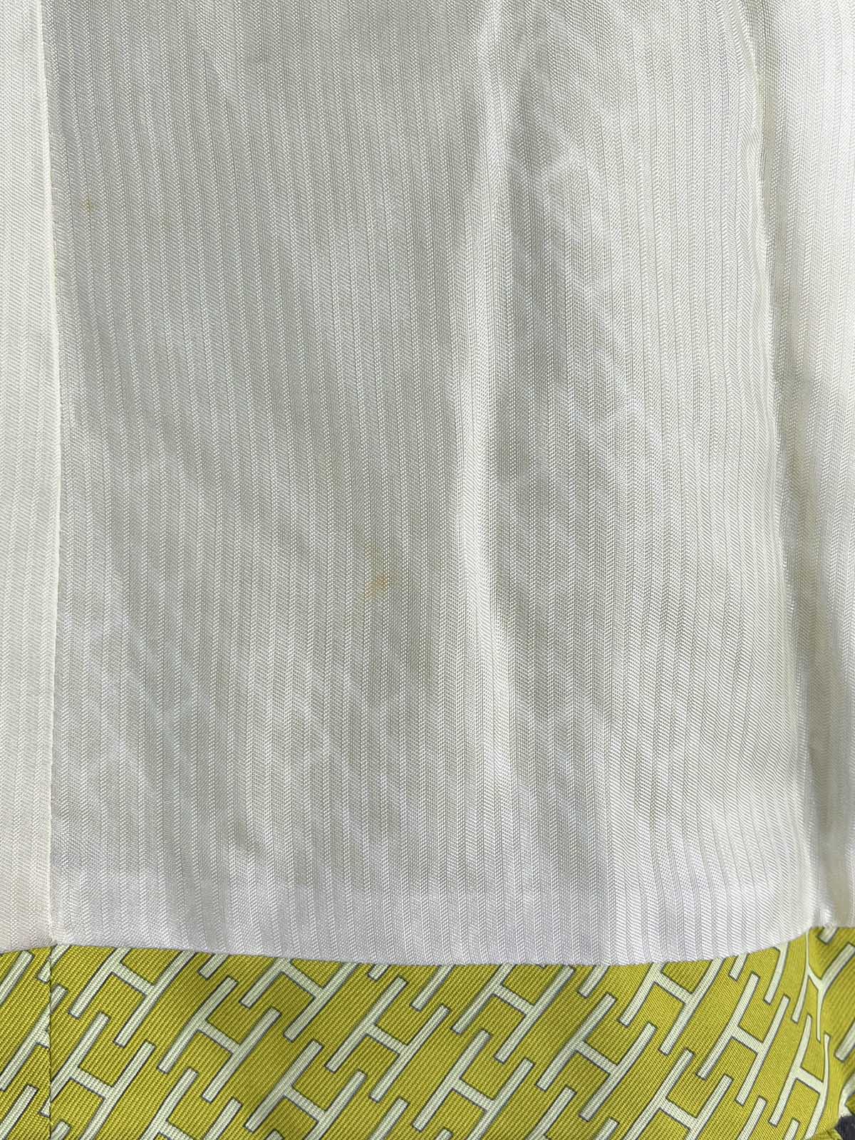 Silk Rabbit Multi-Motif Vest #36 Green