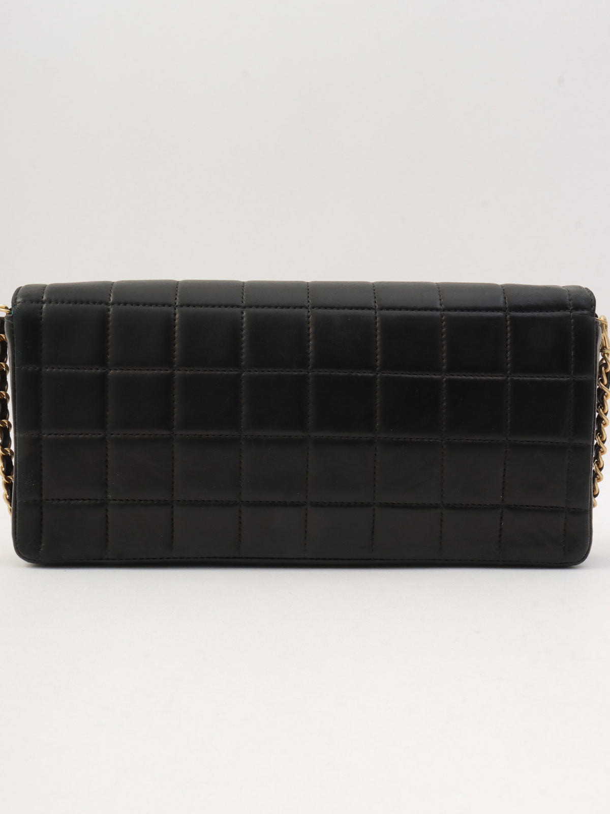 2000年頃製 CCターンロックチョコバーチェーンバッグ ブラック/ブルー