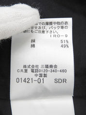 シルクロゴボタンシャツ #38 ブラック