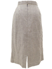 リネンチェックパターンセットアップ ベージュ/ブラック