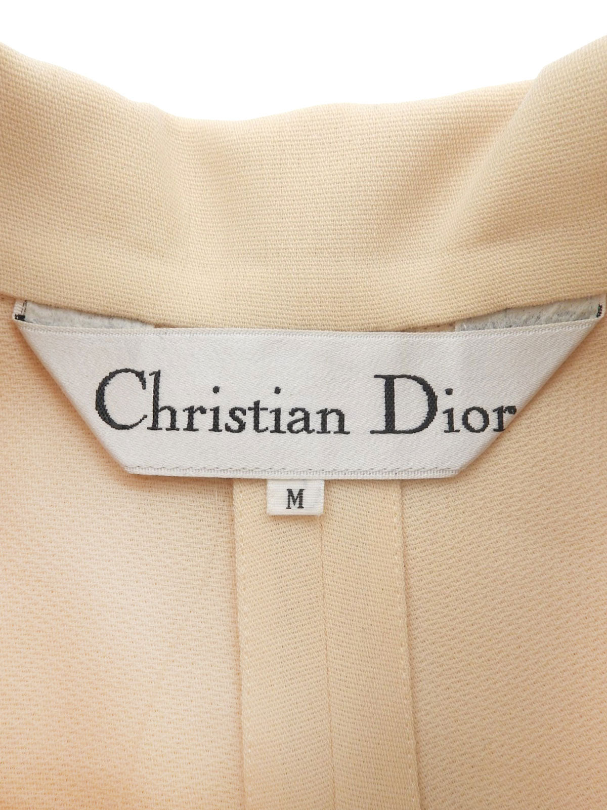 Logo Button Jacket #M Beige