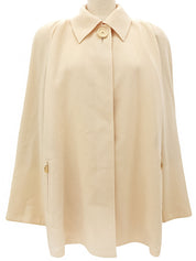Logo Button Jacket #M Beige
