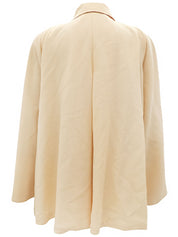 Logo Button Jacket #M Beige