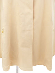 Logo Button Jacket #M Beige