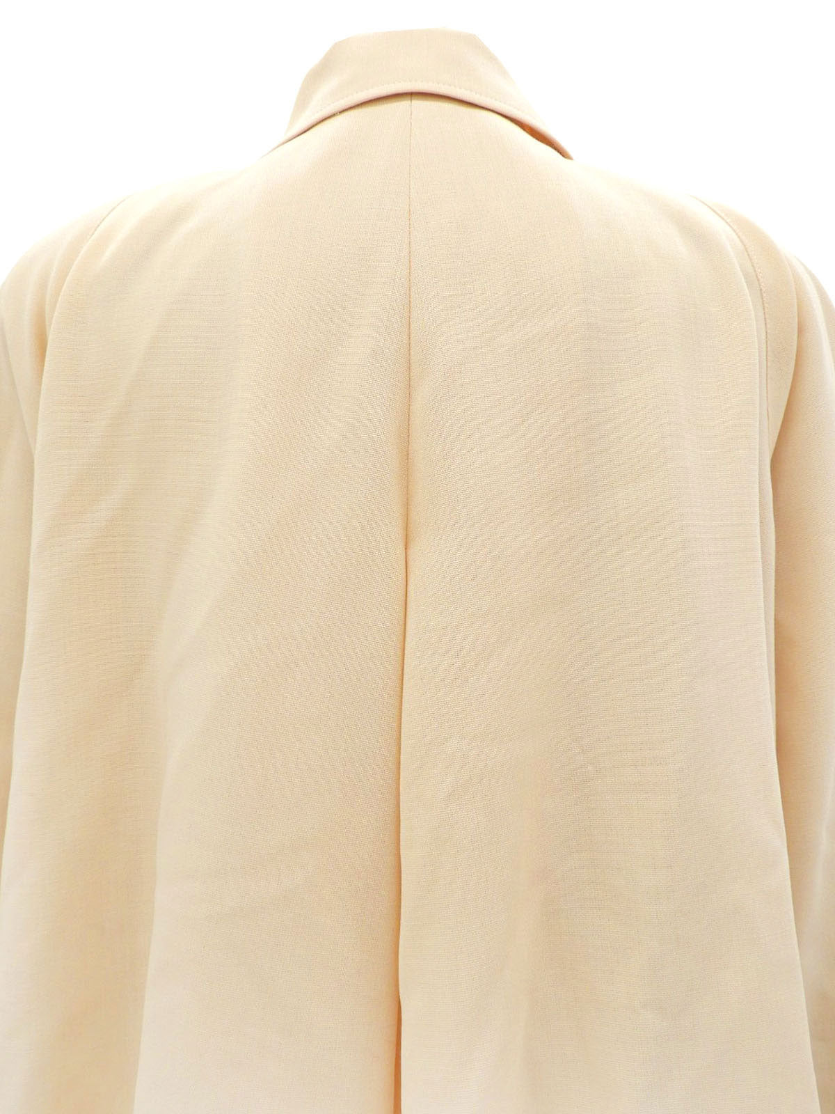 Logo Button Jacket #M Beige