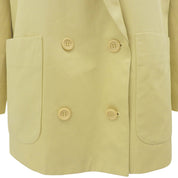 Logo Embroidered Jacket #M Yellow
