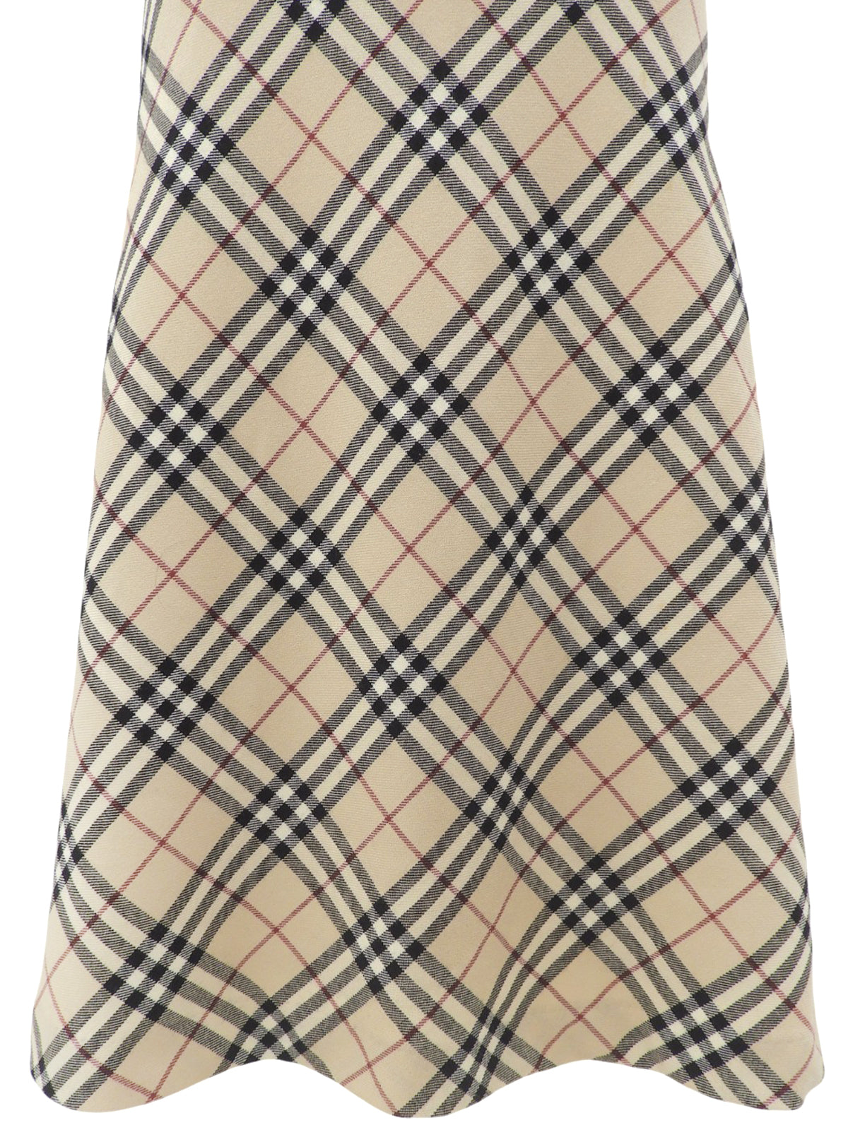 ノバチェックパターンフレアスカート #40 ベージュ