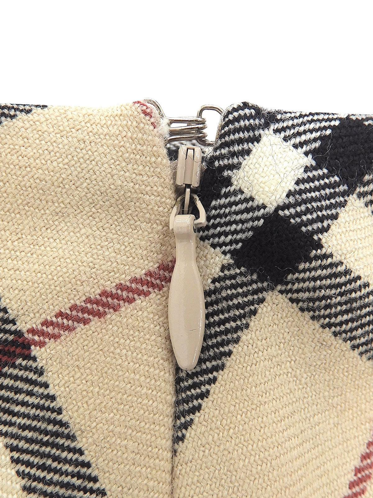 ノバチェックパターンフレアスカート #40 ベージュ