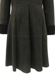 Faux Shearling Coat #42 Khaki/Black