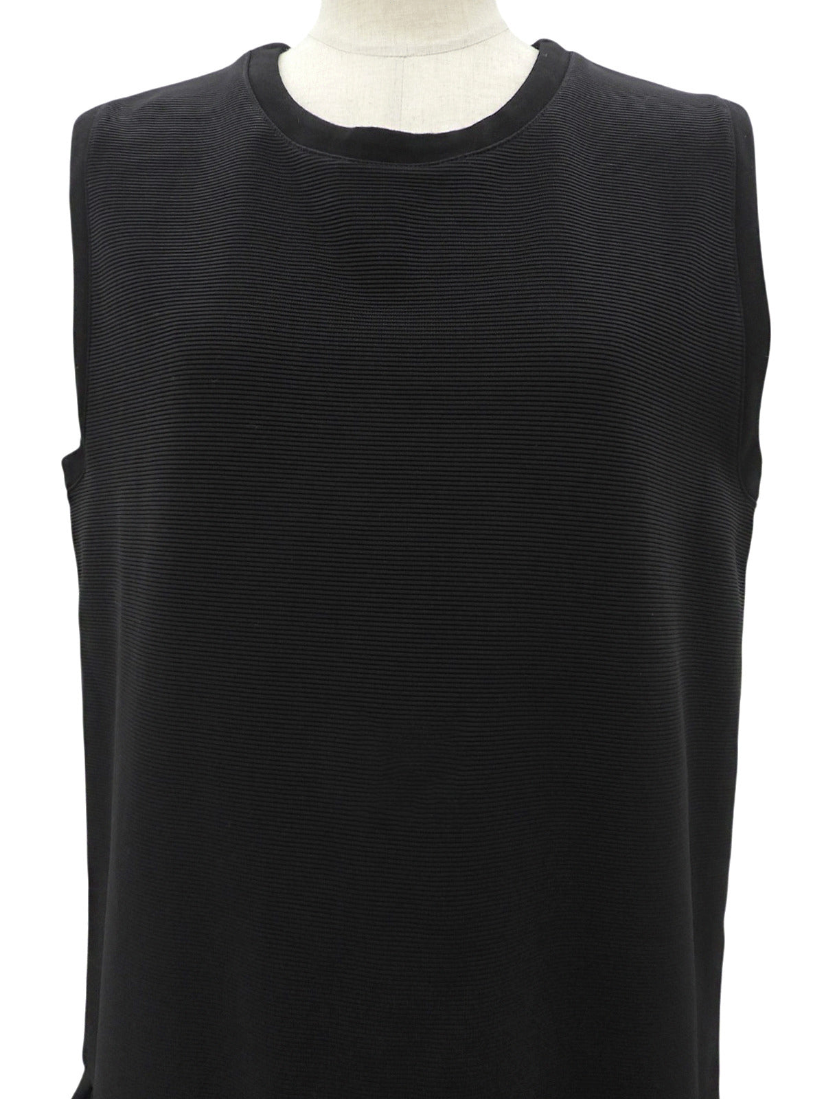 2016 Sleeveless Peplum Dress #XL Black