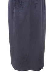 ベロアフラワーデザインノースリーブワンピース #42 パープル