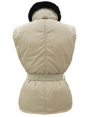 ファーロゴ刺繍ベスト #38 ベージュ