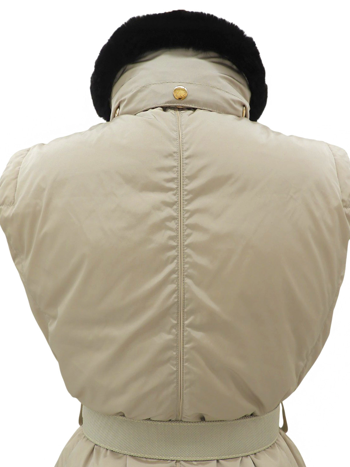 ファーロゴ刺繍ベスト #38 ベージュ