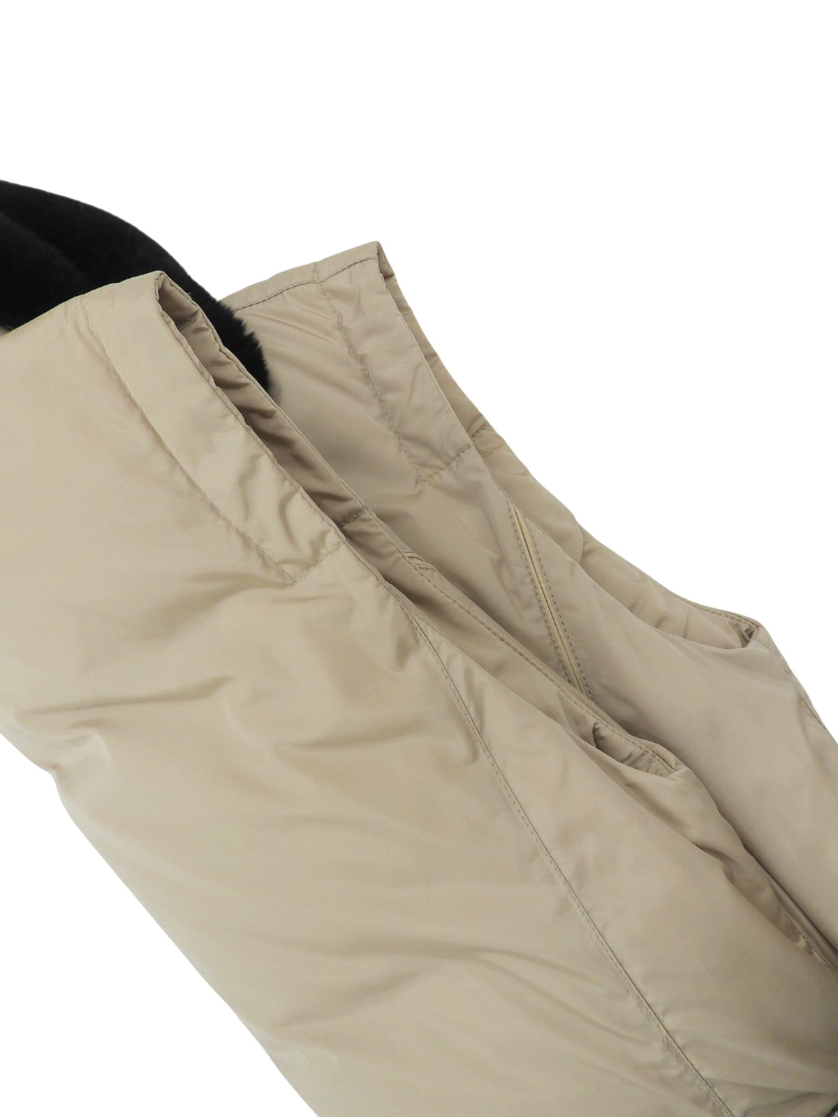 ファーロゴ刺繍ベスト #38 ベージュ