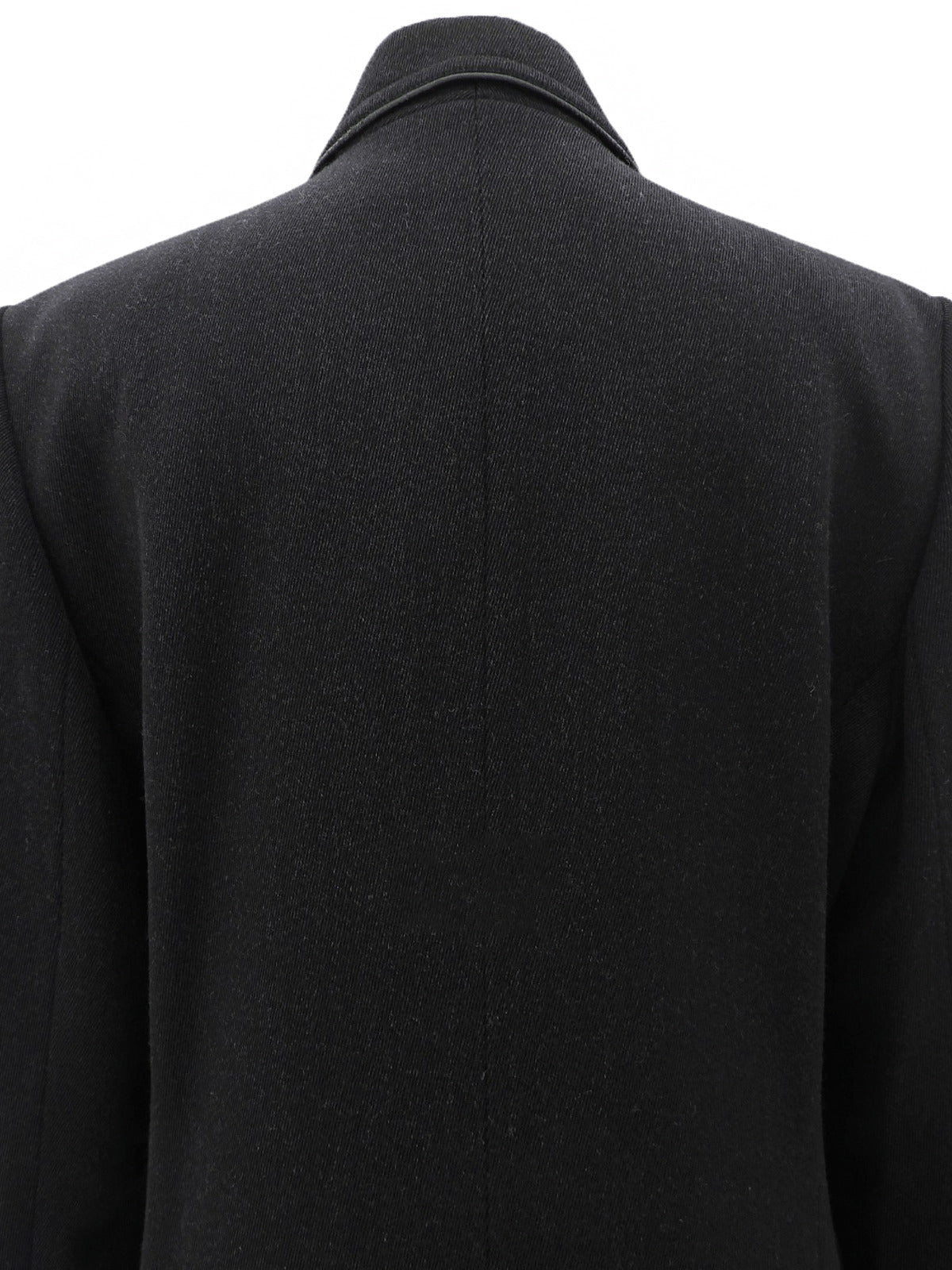 ウールダブルブレストジャケット ブラック