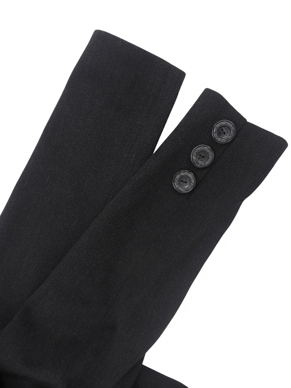 ウールダブルブレストジャケット ブラック