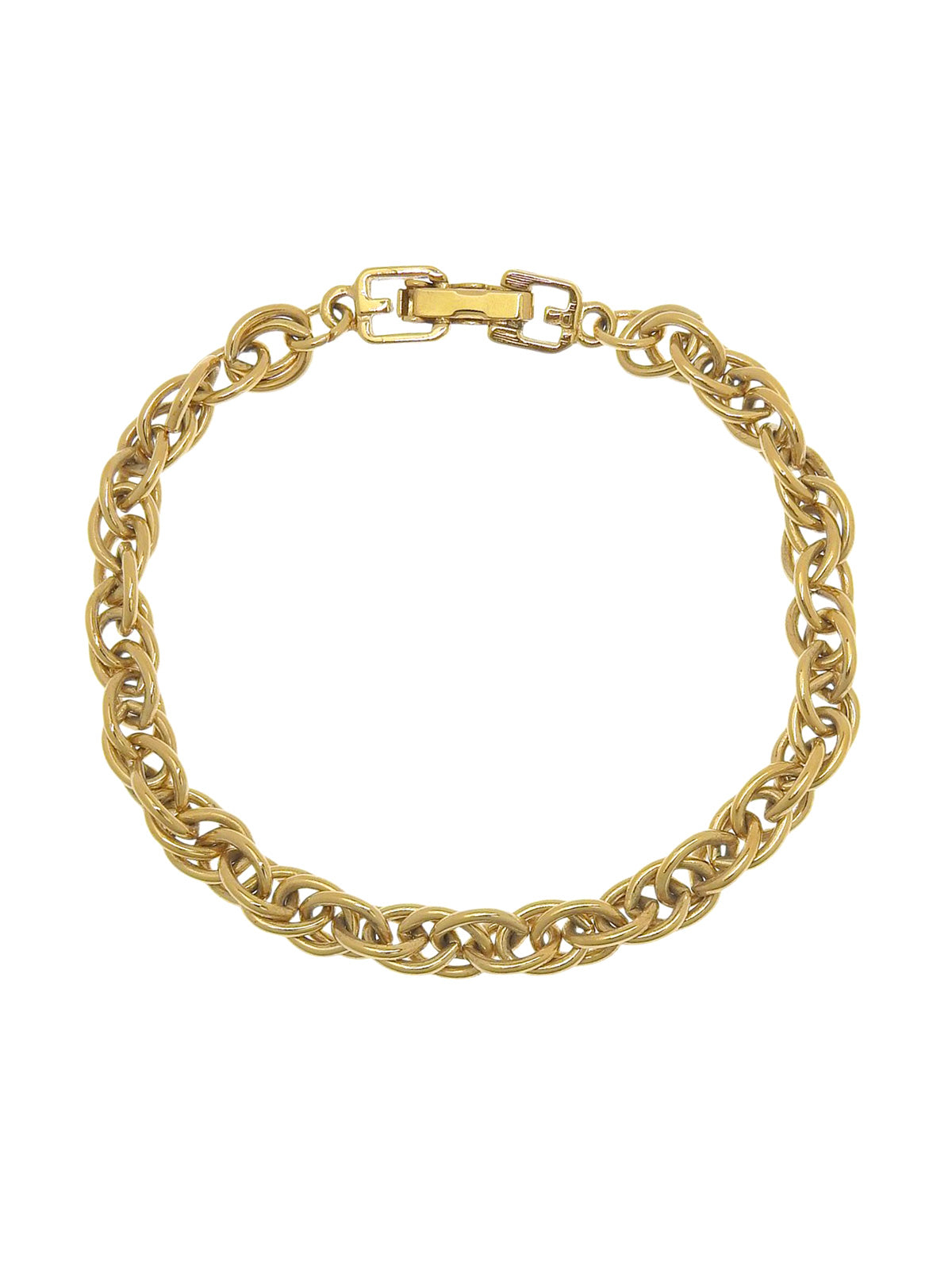 Twist Chain Bracelet Gold