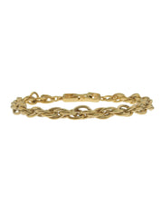 Twist Chain Bracelet Gold