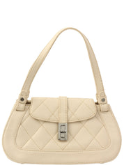 Circa 2005 Caviar Skin 2.55 Shoulder Bag, Beige