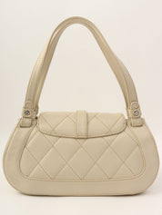 Circa 2005 Caviar Skin 2.55 Shoulder Bag, Beige
