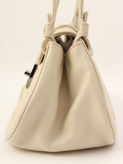 Circa 2005 Caviar Skin 2.55 Shoulder Bag, Beige