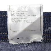 2007 Denim Combo CC Logo Button Dress #40 Indigo
