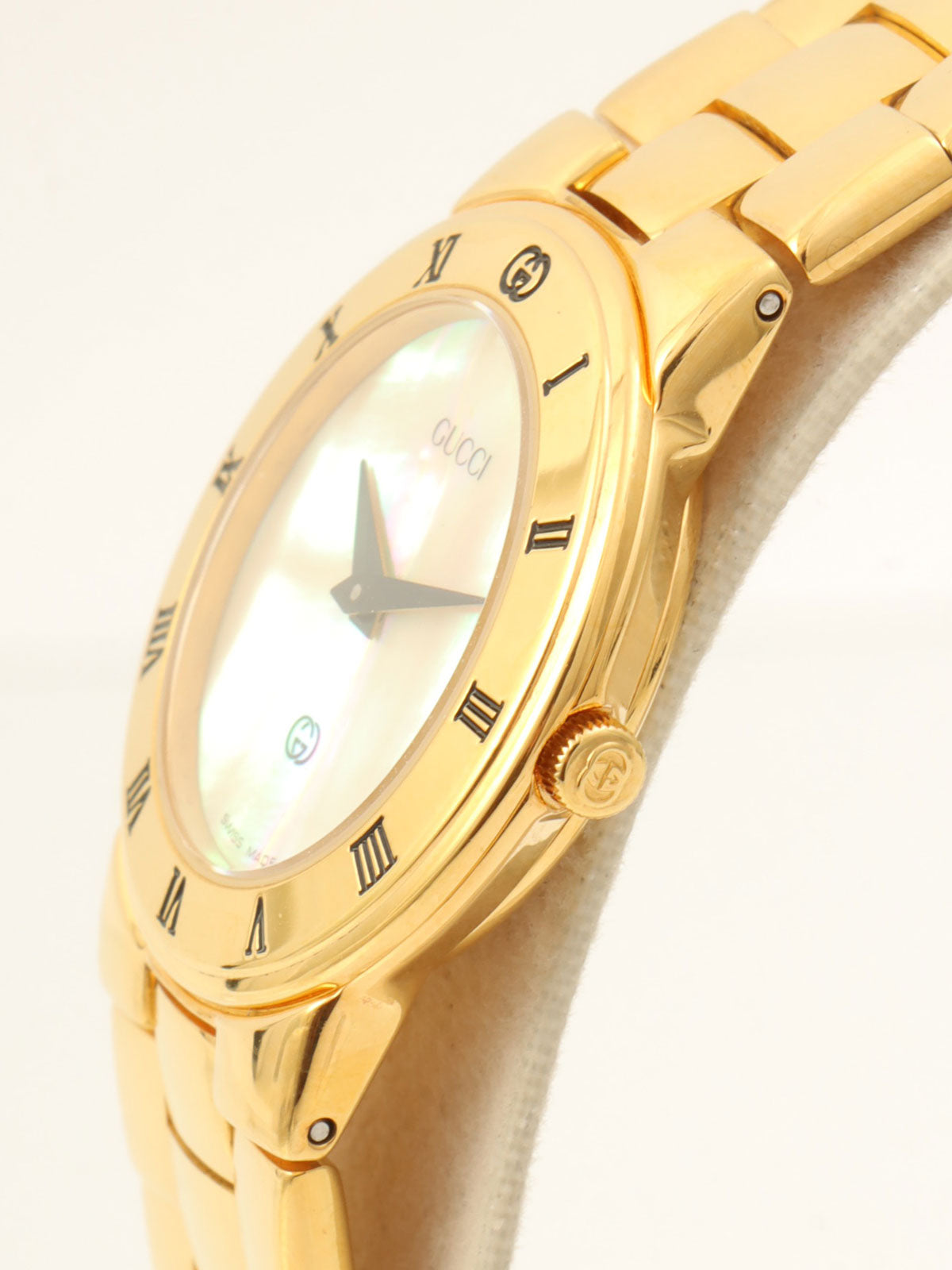 Round Logo Face Watch 3300L Yellow Shell