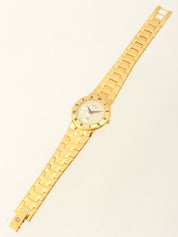 Round Logo Face Watch 3300L Yellow Shell