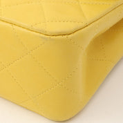 1998 Classic Flap Chain Bag, 23cm, Yellow