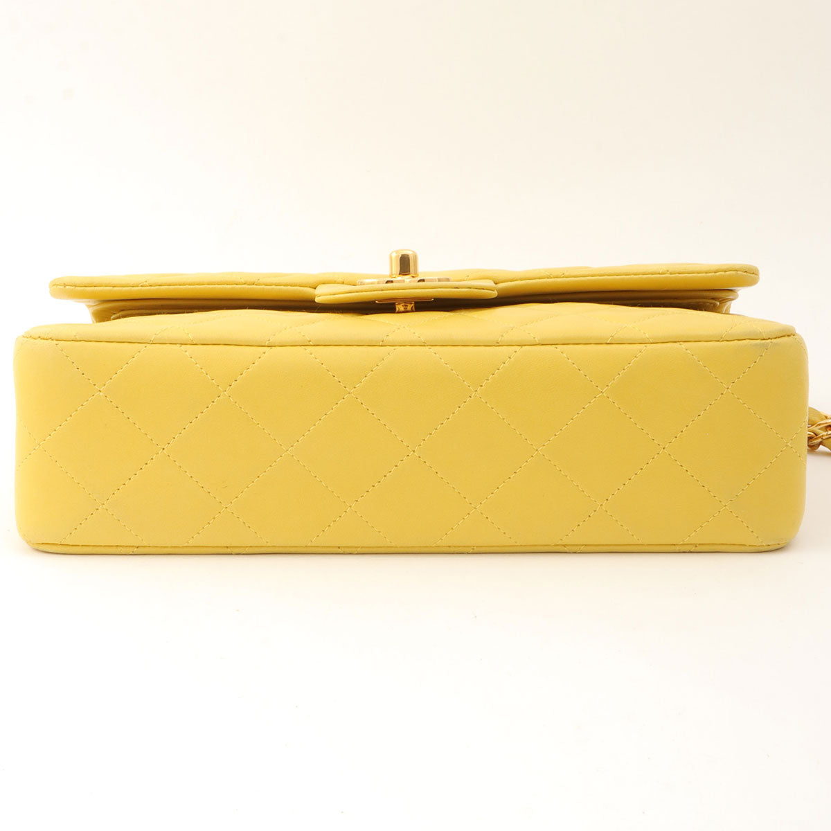 1998 Classic Flap Chain Bag, 23cm, Yellow