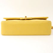 1998 Classic Flap Chain Bag, 23cm, Yellow
