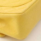 1998 Classic Flap Chain Bag, 23cm, Yellow