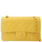 1998 Classic Flap Chain Bag, 23cm, Yellow