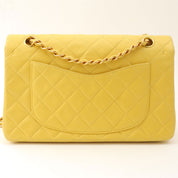 1998 Classic Flap Chain Bag, 23cm, Yellow